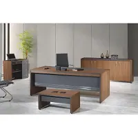 Xl Moebel Gmbh Arbeitszimmermöbel Komplettbüro Schreibtisch Set 4tlg Holz Braun Tisch