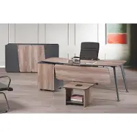 Xl Moebel Gmbh Komplette Arbeitszimmermöbel Schreibtisch 3tlg Holz Braun Büromöbel