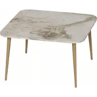 AEA Bunter Holz-Couchtisch modern und stilvoll