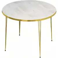 AEA Eleganter weißer Couchtisch aus Holz mit modernem Design