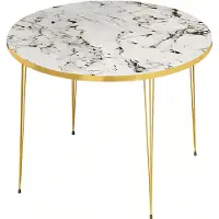 AEA Weißer Holz-Couchtisch im modernen Design