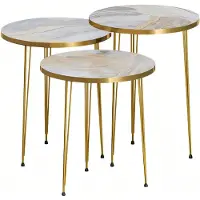 AEA Moderner grauer Couchtisch aus Holz und Edelstahl