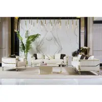 AEA Wohnzimmer Set 3+3+1+2x Couchtisch – Für Ihre Einrichtung: Komfort und Eleganz