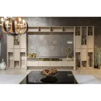 AEA Wohnwand Designer Wohnzimmermöbel Wandschrank Wand Regal Wohnwände