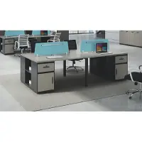 AEA Schreibtisch Co-Working-Tisch Teambürotisch Gemeinschaftsschreibtisch 4 Personen