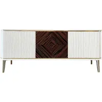 AEA Wohnzimmer rtv Lowboard tv Ständer Holz Weiß Wohnwand Modern Fernseher