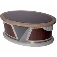 AEA Brauner Holz-Schreibtisch im eleganten Design für Home-Office