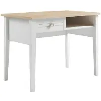 Xl Moebel Gmbh Weißer Holzschreibtisch im modernen Design