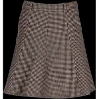 Gant für Damen. 4400276 Hahnentritt-Schwingrock taupe (34), Wolle, Klassisch