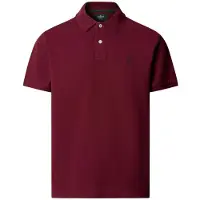 Hackett London für Herren. HM5600241 Polo H Logo bordeauxrot (XXL), Lässig, Baumwolle, Kurzarm