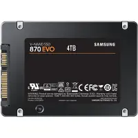 Samsung 870 EVO, 4 TB, 2.5", 560 MB/s, 6 Gbit/s