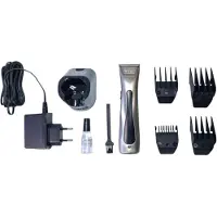 Wahl Beret, Schwarz, Silber, Rechteck, 0,4 mm, 2,8 cm, Wechselstrom/Batterie, 75 min