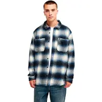 Quiksilver Langarmhemd "Glenbrook", Herren, Gr. XXL, US-Größen, schwarz denim gleebrook, Obermaterial: 100% Baumwolle., Hemden Langarmhemd