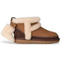 Ugg Unisex für Kinder. 1180421K Classic Mini II Heritage Lederstiefeletten braun (36), Wohnung, Keine, Lässig, Kinderbekleidung