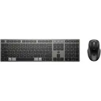 HP 720 Kabellose Tastaur für mehrere Geräte, Volle Größe (100%), Kabellos, USB + Bluetooth, Schwarz