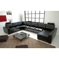 AEA Ledersofa Couch Wohnlandschaft Ecksofa Eck Garnitur Design Modern A1121
