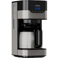 Klarstein 1,2 L Kaffeemaschine mit Thermoskanne und Timer, Kaffeemaschine Filtermaschine für 10 Tassen, 800 W Filter Kaffeemaschine Groß, Filterkaffeemaschine mit Edelstahl-Thermoskanne für Kaffee