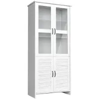 Xl Moebel Gmbh Vitrinenschrank Weiß MDF Glas modern elegant