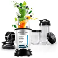 Gourmet Maxx GOURMETmaxx Mr. Magic Power 400 Pro mit Zubehörset L - Shakes, Smoothies & Co. Mixer Standmixer Smoothie Maker 400 W mit Zubehör Set 10tlg. - Mixgerät