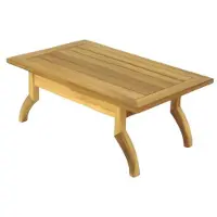 AEA Stilvoller Holz Couchtisch Holzmöbel Outdoor Edler Kaffeetisch