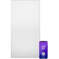 Klarstein Infrarotheizung mit Thermostat, 770W Elektroheizung, Smart Home Infrarotheizung zur Wandmontage, IR mit App-Steuerung & Erkennung Offener Fenster, Effizienter Feuchtraum Heizkörper CO2-Frei