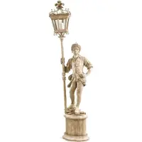 Casa Padrino Luxus Barock Stehleuchte Laterne Antik Beige 52 x 37 x H. 207 cm - Prunkvolle Barockstil Stehlampe - Luxus Qualität - Italy