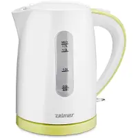 Zelmer ZCK7616L, 1,7 l, 2200 W, Weiß, Gelb, Kunststoff, Wasserstandsanzeige, Überhitzungsschutz