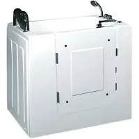 AEA Komfortbadewanne Badewanne Sitzbadewanne mit Tür Pflegebadewanne Bad 100x78 cm