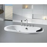 AEA Badewanne Luxuswanne Wellnesswanne Minibadewanne Bad Entspannungsbad 180x82 cm