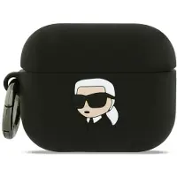 Karl Lagerfeld 3D Case für AirPods Pro 3 Schwarz
