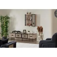 AEA Wohnzimmer TV Ständer Holzmöbel Wandschrank Modern Luxus Wohnwand