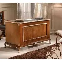 Xl Moebel Gmbh Schreibtisch brauner Holzschreibtisch Tisch Schubladen klassische Büromöbel