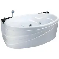 AEA Blubberbad Whirlpool Hydromassagewanne Massagebad Luxuswanne 160x80 cm