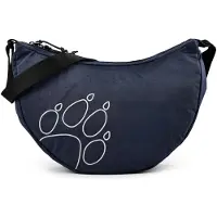 Jack Wolfskin Schultertasche "ZOYA 8", Damen, Gr. onesize, blau (midnightsky), Polyamid, Taschen Schultertasche, Umhängetasche, Schlüsselhaken, versteckte Reißverschlusstasche