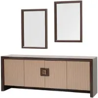 Xl Moebel Gmbh Beiges Sideboard Stilvolle 2x Spiegel Wohnzimmer Anrichte Kommode