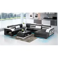 Xl Moebel Gmbh Ledersofa Couch Wohnlandschaft Ecksofa Eck Garnitur Design Modern Sofa G8033