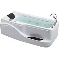 AEA Wellnesswanne Luxuswanne Badewanne Hydromassagewanne Whirlpool 185x95 cm