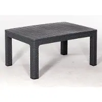 AEA Edler Grauer Gartentisch Moderner Couchtisch Edle Gartenmöbel