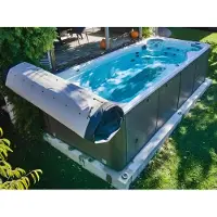Xl Moebel Gmbh Outdoor Whirlpool Hydromassagewanne Massagebad Hot Tub Sprudelbad 398x230cm