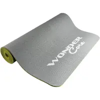 Wonder core - Yogamatte TPE - Gelb/Grau