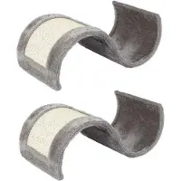 OEM Spielablage aus Sisal in Grau, Golfform, 2er Set