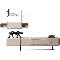 AEA Luxus Wohnwand Sideboard Schrank Regal rtv Fernseher tv board Möbel 2tlg.