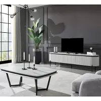 AEA Elegant Lowboard Robust Couchtisch Fernsehtisch Tisch Wohnzimmer Möbel Sidebaord
