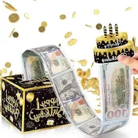 OEM Explosionsgeschenkbox DIY Geldgeschenkidee mit 30 Säckchen - Geburtstagsgeschenk für ihn und sie
