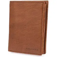 Bellugio Leder Geldbörse Herren cognac vertikal