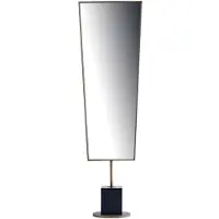 Xl Moebel Gmbh Eleganter Standspiegel mit geometrischem Design und stabilem Fuß