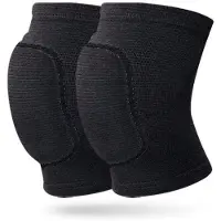 OEM Kniebeschermungen Pack von 2 Stück I Weich Elastisch I Unisex I Antislippfunktion für Sportarten wie Tanzen, Fußball, Volleyball und Yoga