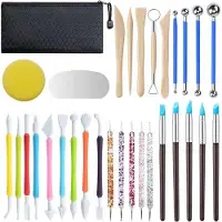 OEM Kunsthandwerk-Set – Keramikgestaltung – 31 Teile – 15 x 10 x 2 cm