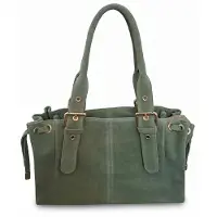 Gave Lux Damenhandtasche aus echtem Leder mit Reißverschluss Italy Black B UNICA 33x21x20 cm