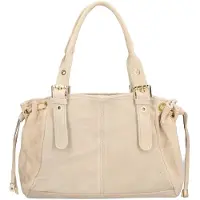 Gave Lux Damenhandtasche aus echtem Leder mit Reißverschluss Italy Black B UNICA 33x21x20 cm